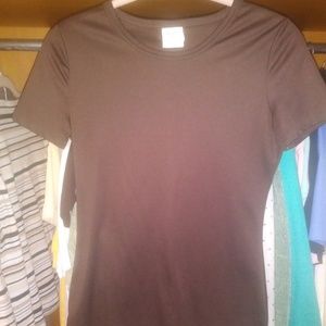 Ultriana Dark Brown Short Sleeve Top